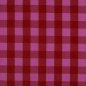 Preview: Baumwolle Popeline garngefärbt Karos Rot / Fuchsia