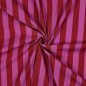 Preview: Baumwoll Popeline YD Stripes Red / Fuchsia