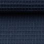 Preview: Waffelpiqué Nelson uni blau
