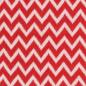 Preview: Bündchen Karla Chevron Jacquard rot /weiss