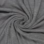 Preview: Merino Strick grau meliert 100% Merinowolle