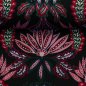Preview: Viskose Webware Indian Summer Ornament by Bienvenido Colorido, schwarz