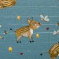 Preview: Baumwolljersey Lathi, kleine Frischlinge - Wildschwein hellblau