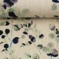 Preview: Viskose Leinen Madeira, Mischgewebe Zweige, beige/hellmint