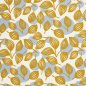 Preview: Canvas Dots & Leaves by Emjo Design ocker/natur