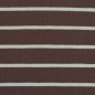 Preview: Baumwolljersey -Isa- Streifen – Chocolate / Cream