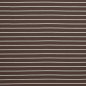 Preview: Baumwolljersey -Isa- Streifen – Chocolate / Cream