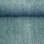 Preview: French Terry Denim in Jeansoptik hellblau