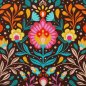 Preview: Canvas Secrets Of Summer by Claire´s Creative Forest Blumen
