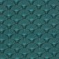 Preview: beschichtete Baumwolle Fächerdesign petrol