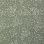 Preview: Canvas Baumwollstoff – Zweige & Beeren Salbeigrün
