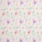 Preview: Rippjersey Blumen Lilien natur/bunt, Ökotex