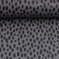 Preview: Kunstleder "Brush & wild" by Cherry Picking - Brushstrokes grau