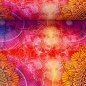 Preview: Baumwoll Canvas Mandalas, pink/lila