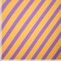 Preview: French Terry Diagonale Streife lila/orange