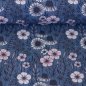 Preview: Calais by Claire’s Creative Forest – Baumwollwebware Blumenwiese blau-rosa