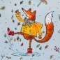 Preview: French Terry – Herbstfreunde – Fuchs, Maus und Bär