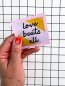 Preview: Flippatch - das aufnähbare Wackelbild-Patch - LOVE BEATS ALL