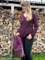 Preview: Merino Strick beere meliert 100% Merinowolle