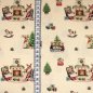 Preview: Baumwolle Weihnachtsstoff Familie Rentier