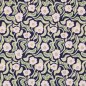 Preview: Baumwollwebware Blumen mit gewellten Blätter