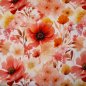 Preview: Eigenproduktion Musselin Double Gauze Blütenzauber rose´/ apricot