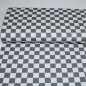 Preview: Eigenproduktion Baumwolljersey Karo in grau-weiss