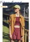 Preview: Fibre Mood FM997249 knit co/lu 2×2 rib collar Bündchen,  bordeaux
