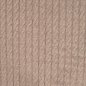 Preview: Strickstoff„Nordic Cable Matilda“ – Zopfmuster,  taupe meliert