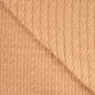 Preview: Strickstoff„Nordic Cable Matilda“ – Zopfmuster,  cognac meliert