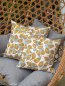 Preview: Canvas Dots & Leaves by Emjo Design ocker/natur