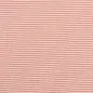 Preview: Baumwolljersey kleine Streifen apricot/cremweiss