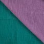 Preview: Double Face Musselin fuchsia / edelgrün