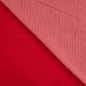 Preview: Double Face Musselin neon/ red
