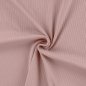 Preview: Baumwolljersey Ripjersey uni dusty pink