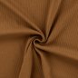 Preview: Baumwolljersey Rippjersey uni caramel