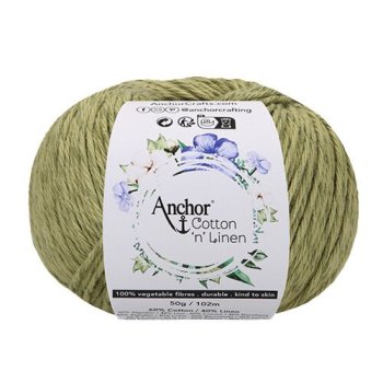 Anchor Cotton n' Linen 50g fern