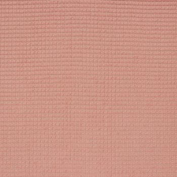 Waffelpiqué uni blush rosa