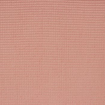 Waffelpiqué uni blush rosa