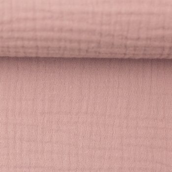 Musselin Double Gauze altrosa hell
