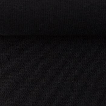 Preview: Bono Baumwoll Strickstoff schwarz