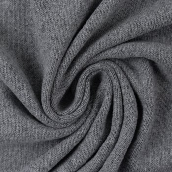 Bono Baumwoll Strickstoff grau