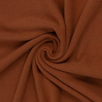 Baumwoll Strickstoff Bono terracotta
