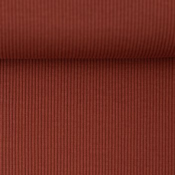 Preview: Rippbündchen - Bündchen - Swafing - Tessa terracotta