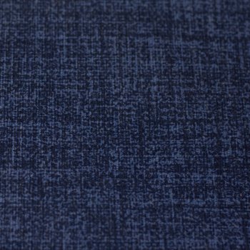 Beschichtete Baumwolle Charly meliert jeansblau