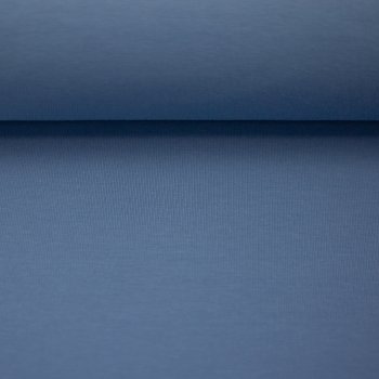 Uni Baumwolljersey Vanessa rauchblau FS25