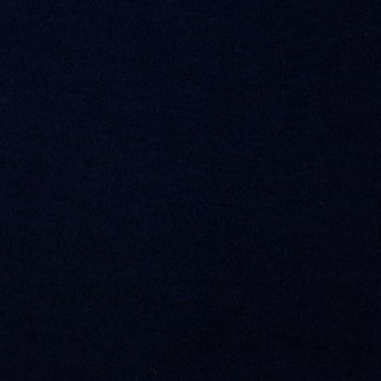 Preview: Baumwollfleece Carlos von Swafing uni  nachtblau - 100% Baumwolle