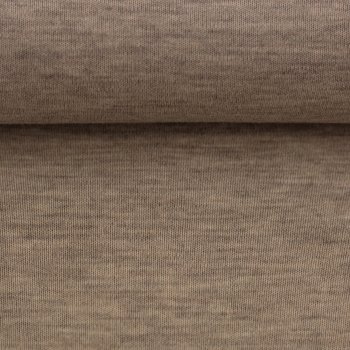 Merino Strick beige meliert 100% Merinowolle