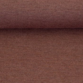 Merino Strick dark old rose meliert 100% Merinowolle