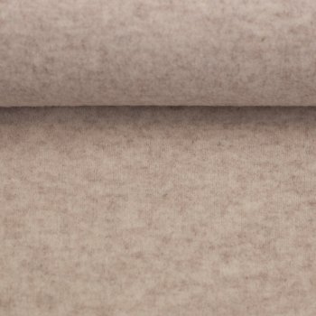 Merino Fleece natur meliert 100% Merinowolle